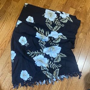 Hawaiian Print Sarong